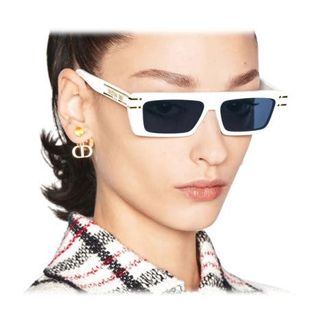 dior red and white|white Dior oversized sunglasses.